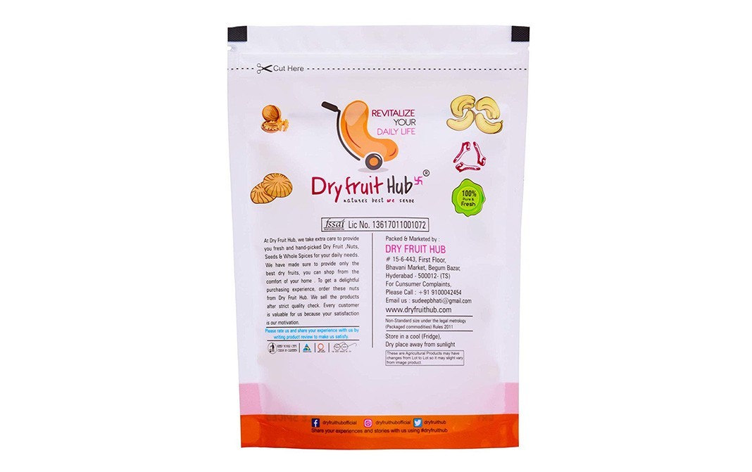Dryfruit Hub Afghani Seedless Black Raisins    Pack  800 grams
